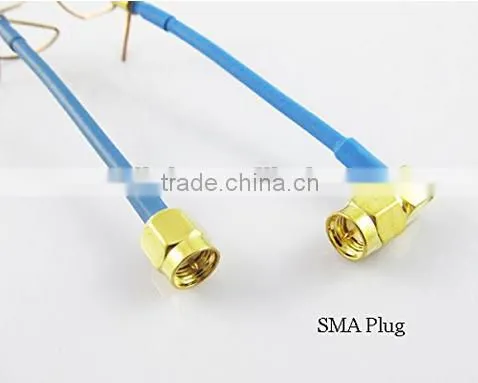 FPV 5.8Ghz Circular Polarized Clover Leaf Antenna High Gain Aerial Set SMA Plug photo-2