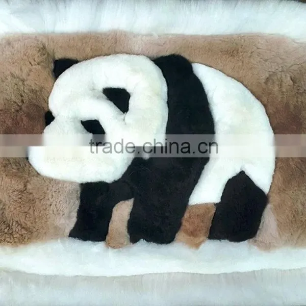 ALPACA FUR RUG - PANDA DESIGN