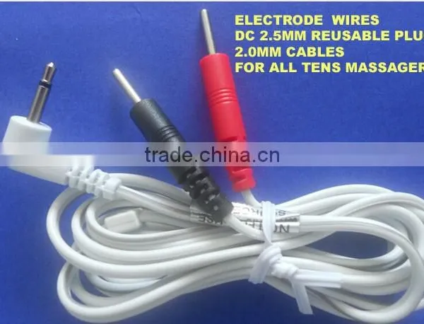 Pin 2mm Electrode Medical Lead Wire for Tens EMS and Massage Machine photo-2