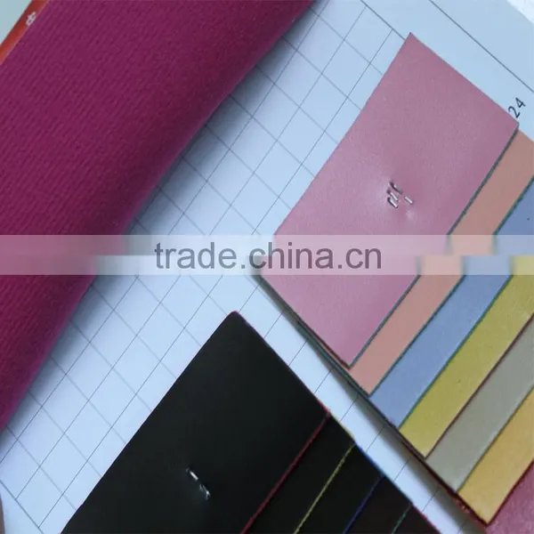 Pin Grain Embossing Faux Pvc Synthetic Leather With Multi-color Back Fabric for Bags photo-6