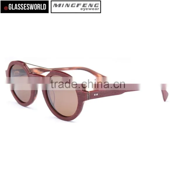 Hot Sell 2015 New Products Wooden Sunglasses Acetate Sunglasses photo-3