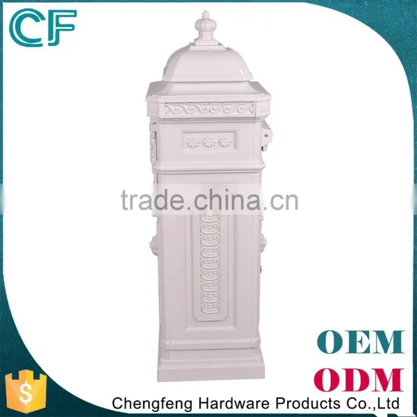 Produce China Factory Lion Ornament White Modern Japanese Mailbox photo-2