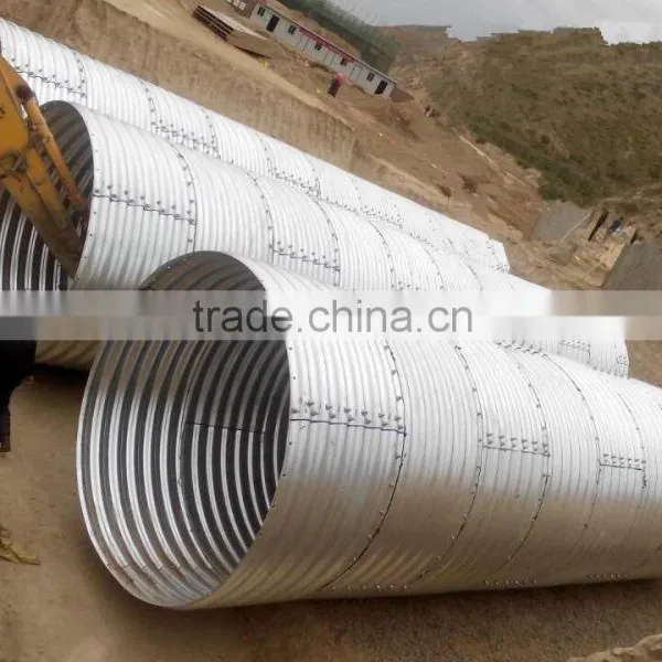 Corrugated Steel Pipes, Corrugated Metal Culverts for Combined Sewer Overflow photo-4