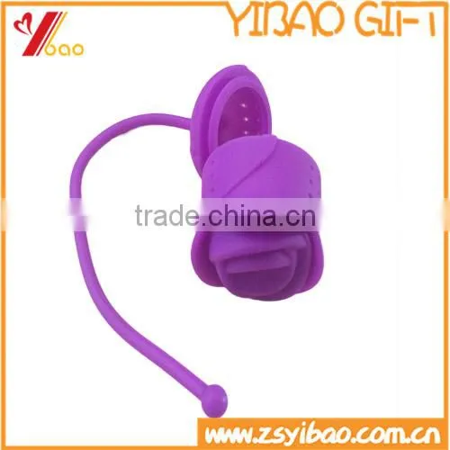 Rose Shape Silicone Tea Infuser/ Harmless Silicone Tea Basket photo-2