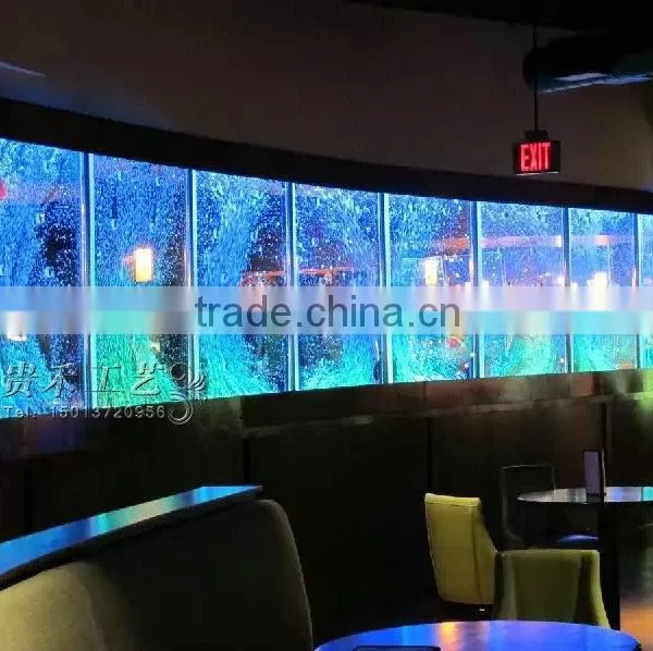 Beautiful Patterns Style Acrylic Glass Water Wall Decorative Interior photo-5