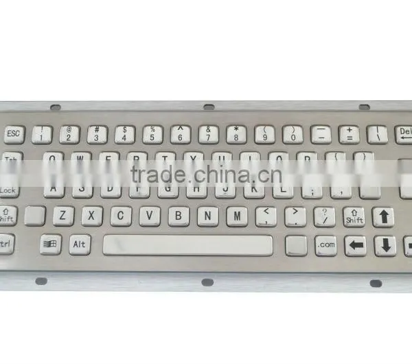 Hot Sale USB Kiosk 87 Keys IP65 Metal Keyboard With Trackball photo-4