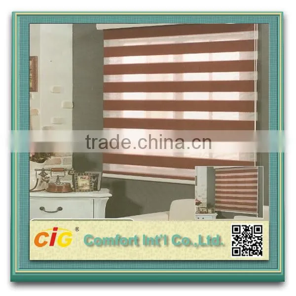 Zebra Roller Curtain Blackout Rainbow Zebra Blind