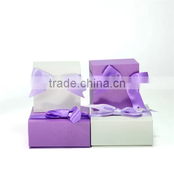 Custom Handmade Purple Cardboard Jewelry Box Bracelet photo-4
