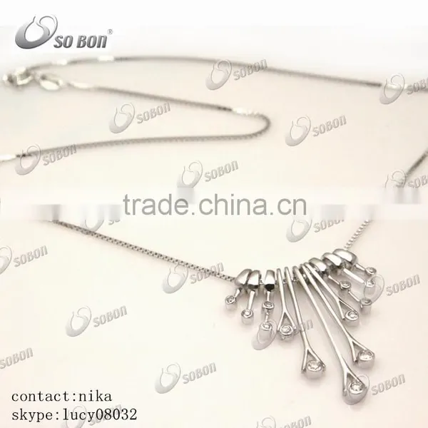 New Product 2016 Innovative Product 925 Sterling Silver Necklace , Rechangable Pendant Silver Necklace photo-4