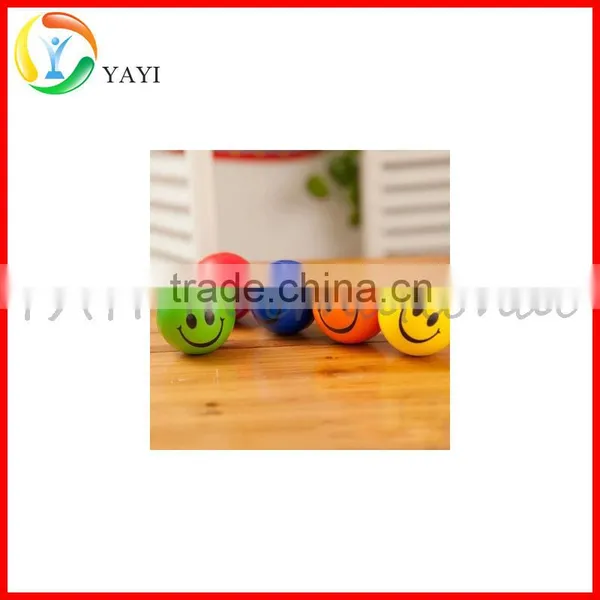 Hand Wrist Finger Exercise Stress Relief Happy Face PU Squeeze Ball photo-4