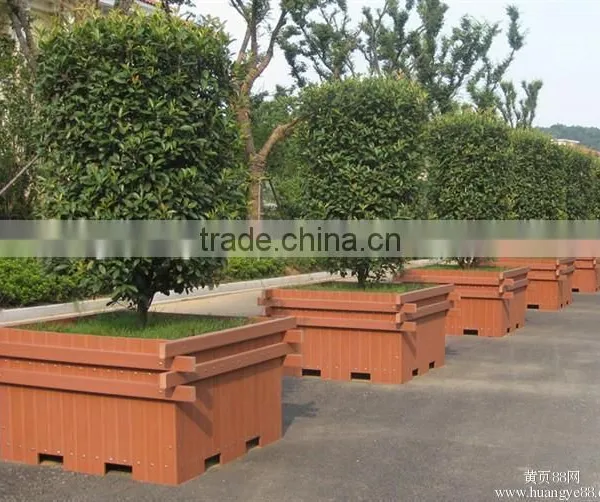 WPC Flower Box Made of Eco-friendly WPC Material for Outdoor Usage photo-3