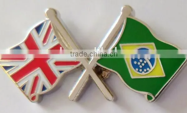 UK and Pakistan Cross National Flag Lapel Pin Badge photo-4