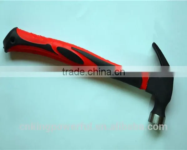 High Quality Claw Hammer (rubber &wooden Handle) Hand Tools Garden Hammer photo-4