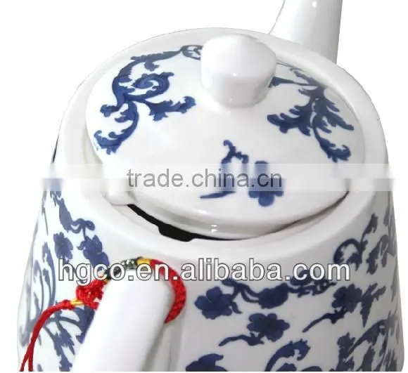 Classic Underglaze Blue Ceramic Electric Kettle photo-2