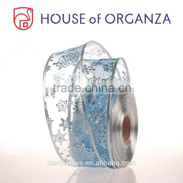 Wholesale Wire Edge Christmas Ribbon for Gift Packaging photo-2