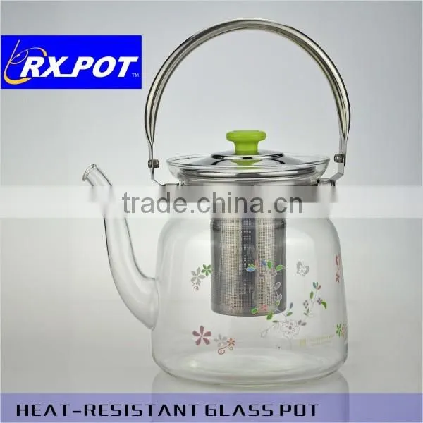 High Quality Heat-resistant Glass Tea Pot Sets With Different Designs/sizes/volumes photo-2