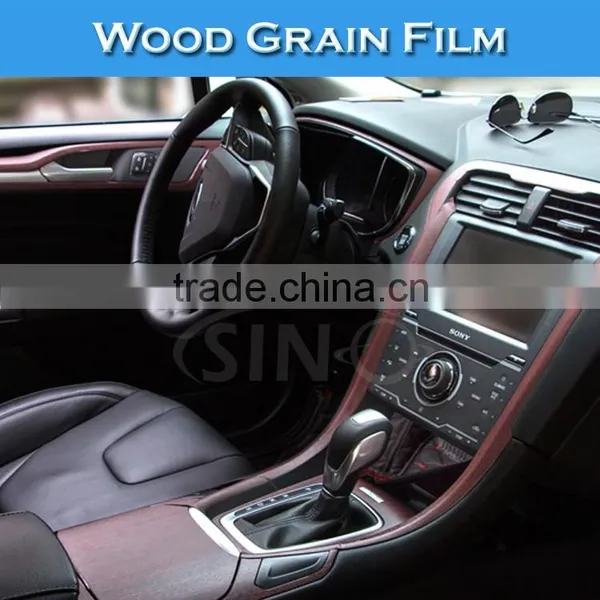SINO W1391 Promotion PVC Wall Decorative Wood Texture Paper photo-6