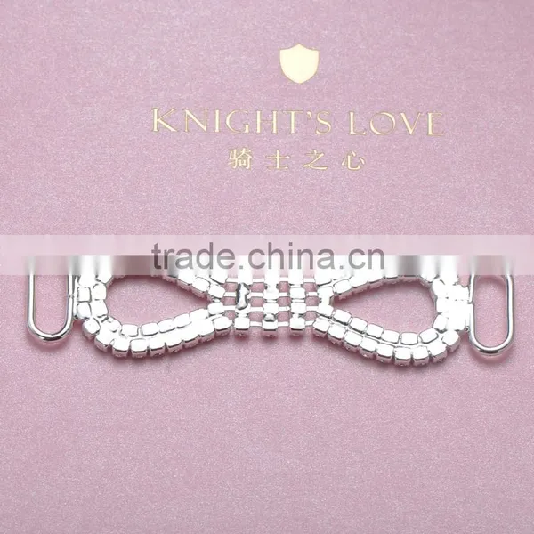 (M0199) 80mmx20mm,15mm Bar, Crystal Chain,rhinstone Connector ,bikini Decoration Connector photo-2