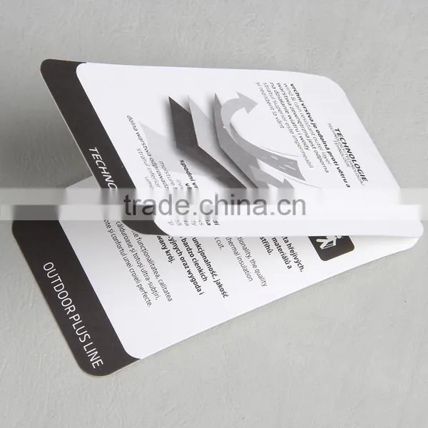 High Quality Folded Paper Hangtag With Four Sides Printed for Astronauts Clothing photo-2