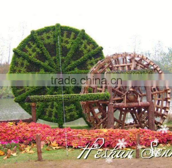 Garden Landscape Wholesale Artificial Topiary Grass Plant Fake Green Sculpture for Sale photo-4