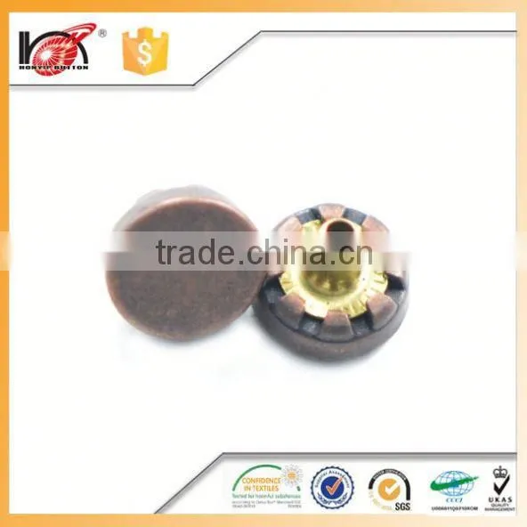 2016 Hot Sample Free 15mm Custom Metal Snap Button