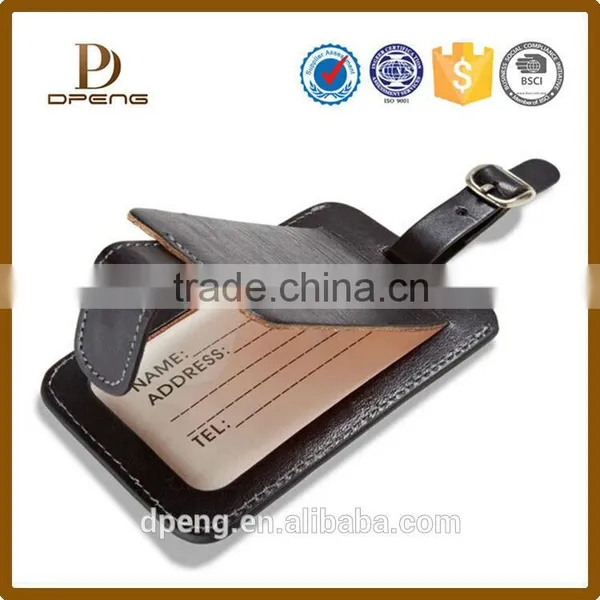 Oem China Factory Faux Leather Luggage Tags photo-6