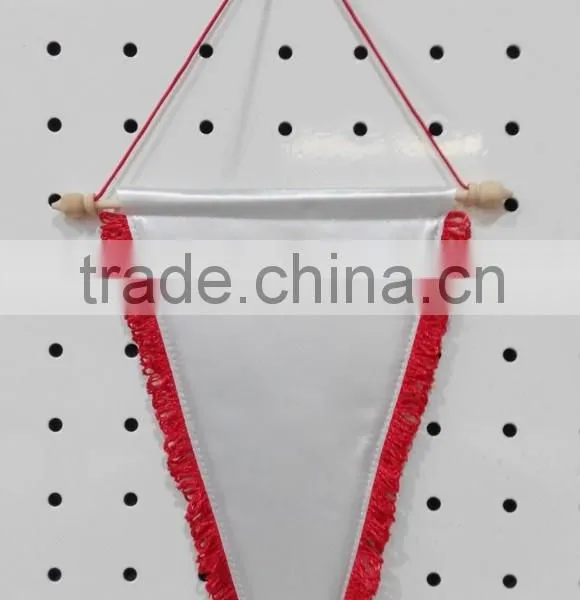 Pennant With Colored Fringe and Wooden Pole photo-2