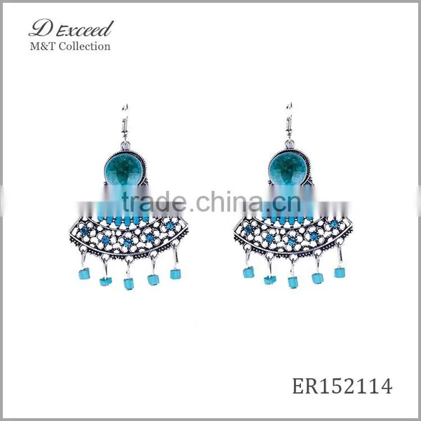 2016 Hot New Designs Ladies/Women's Vintage Jewellery Earrings Bohemian Style Tassels Gold/Silver Plating Drop Earrings photo-3