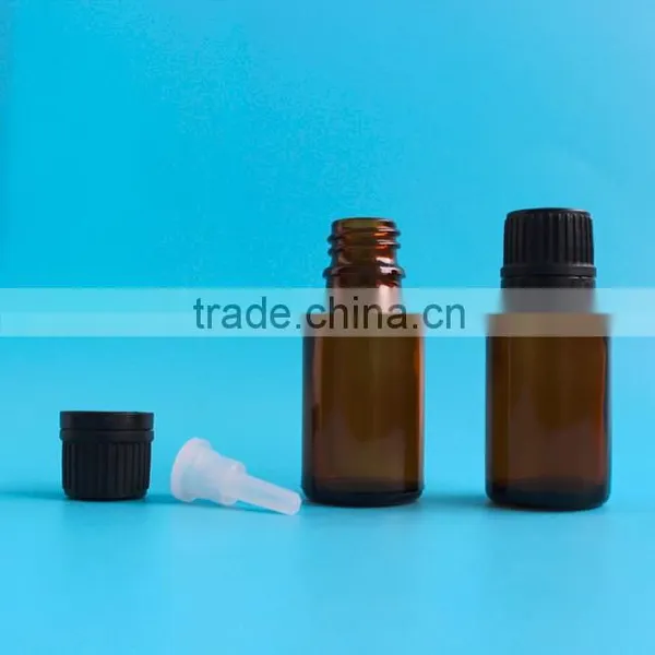 5 ml (1/6 fl Oz) Amber Glass Essential Oil Bottle With European Dropper Cap Quality Choice photo-3