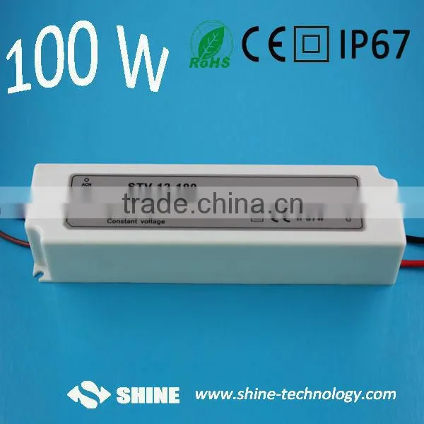 High Quality dc 12v Led Power Transformer , 100w Led Electric Transformer