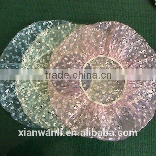 Disposable Plastic Shower Caps for Bathroom Made in China photo-6