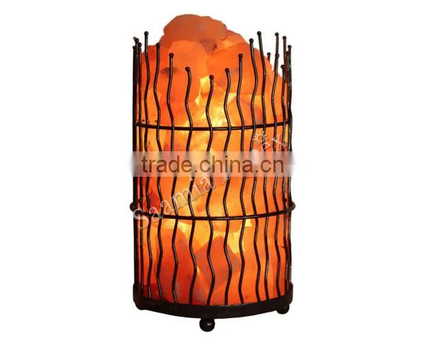 Wrought Iron Salt Basket Spiral