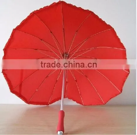 Wedding Chinese Parasols Heart Shape Umbrella Chinese Umbrellas for Wedding photo-6