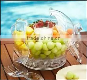 Plastic Ice Salad Bowl With Lid photo-2