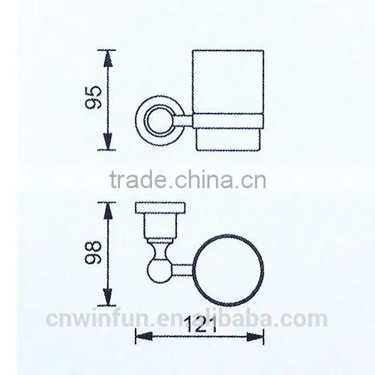 Solid Brass Antique Bronze Tumbler Holder,Bathroom Hardware Product,Bathroom Accessories photo-2