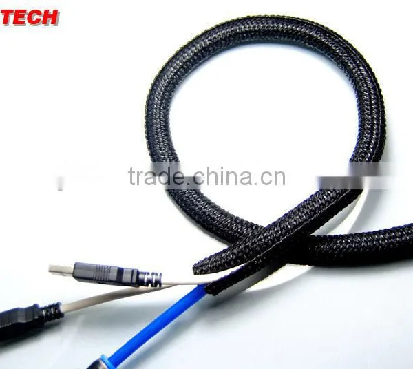 Self-wrapping Split Braided Sleeving photo-4