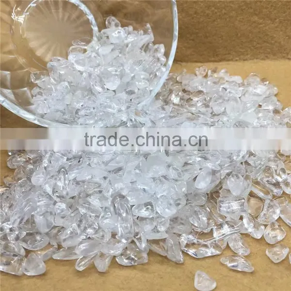 Natural Clear Quartz Tumbled Stone Crystal Gravel photo-2