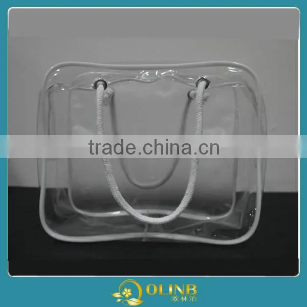 Zipper Clear Pvc Bag for Blanket /pvc Quilt Bag