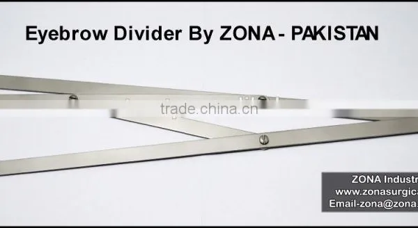 Eyebrow Divider / Stainless Steel Eybrow Divider / Eyebrow Divider Tools By ZONA PAKISTAN photo-2