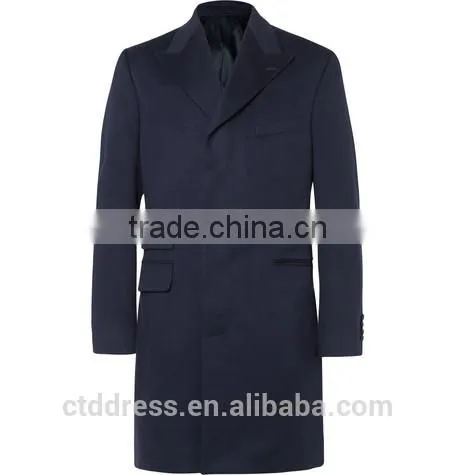 Custom Wool Long Overcoats for Men photo-6