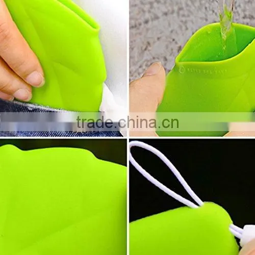 2016 New Products China LFGB / FDA Leaf Shape Foldable Cup for Outdoor Travelling Camping Hiking photo-2