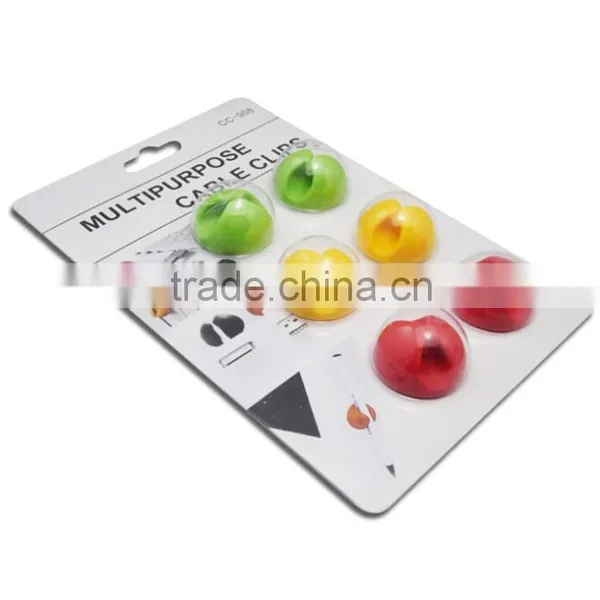 Lightweight Hole Multi-color Silicone Cable Winder