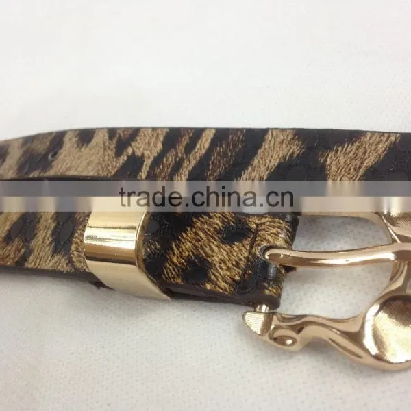 Cheap Price Leopard-print Faux Fur Fashion Fancy Belt photo-2