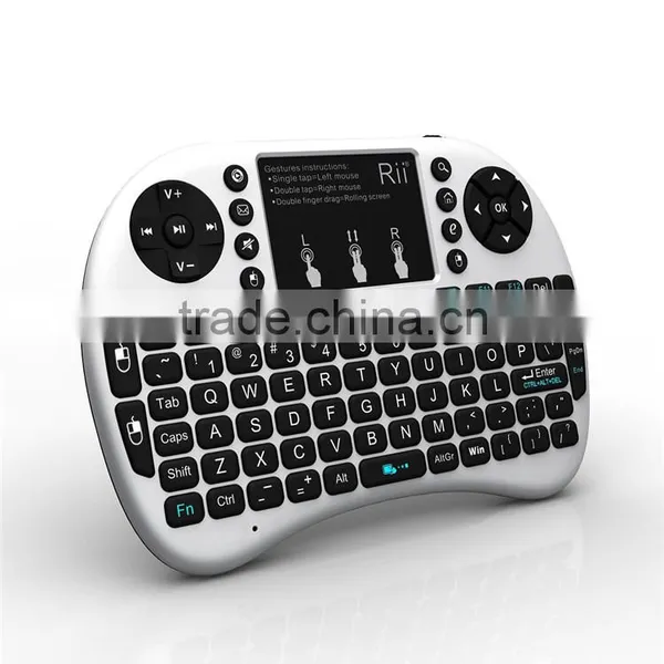 Best Price and Top Sell Rii Mini i8 Fly Mouse 2.4g Wireless Mini Keyboard 92 Keys Mini Bluetooth Keyboard I8 Air Mouse photo-4