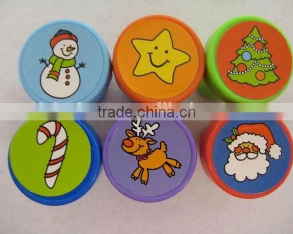 Toy Stamps for Children Christmas Toy Stamp Round Stamp