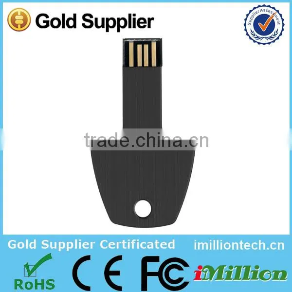 USB2.0 Flash Memory Black 16GB Metal Key Stick Drive Storage Thumb U Disk photo-4