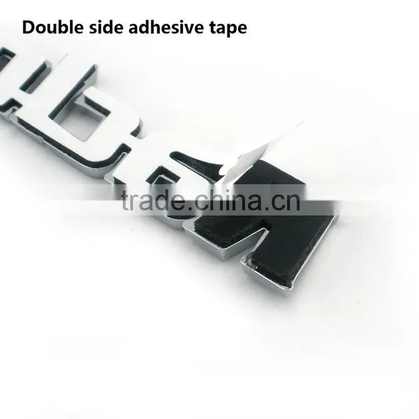 Custom 3d Chrome Racing Letter Emblem Logo Sign for Car photo-3