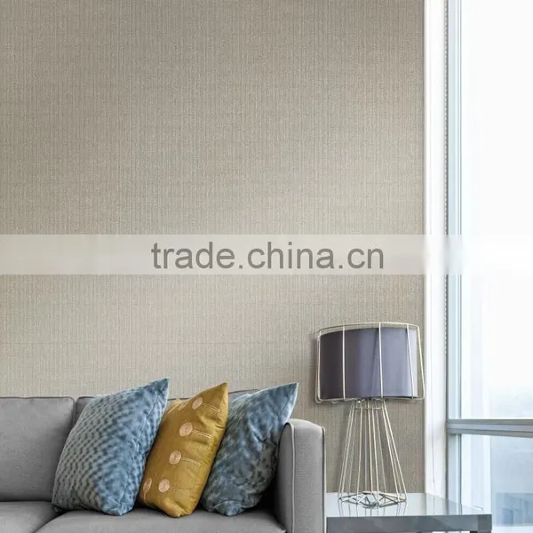Solid Color Waterproof Nonwoven Hotel Wallpaper photo-6