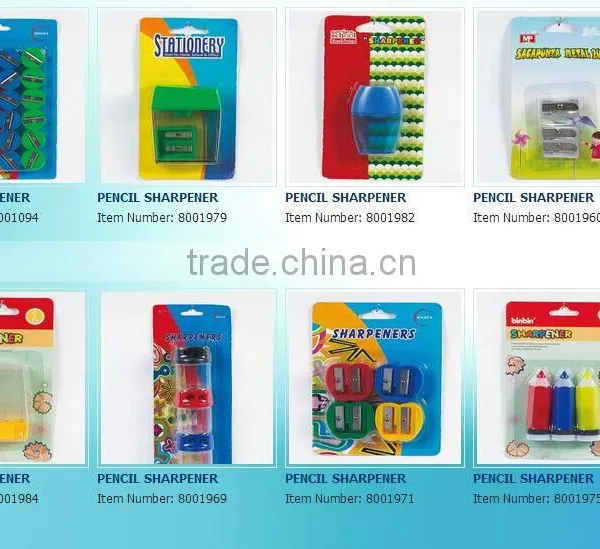 Factory Plastic Cartoon Fancy Animal Shaped Kids Pencil Sharpener