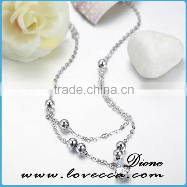 Top Quality Girlfriend Gift Jewelry Fashion Charms Silver Chain Bracelet 2015 New Product photo-2